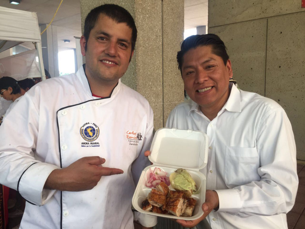 Carlos y Kilder Fuentes (Presidente del PANC) en Taste of Peru de Washington DC